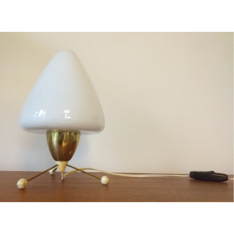 Vintage table lamp Rocket, Stanislav Kučera, Kamenicky Senov, 1960s