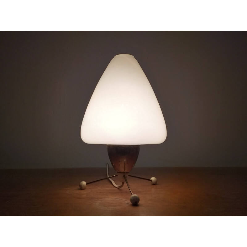 Vintage table lamp Rocket, Stanislav Kučera, Kamenicky Senov, 1960s