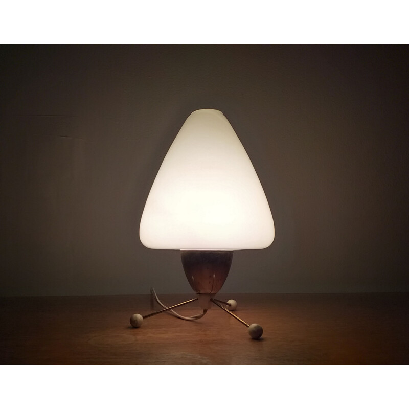 Vintage table lamp Rocket, Stanislav Kučera, Kamenicky Senov, 1960s