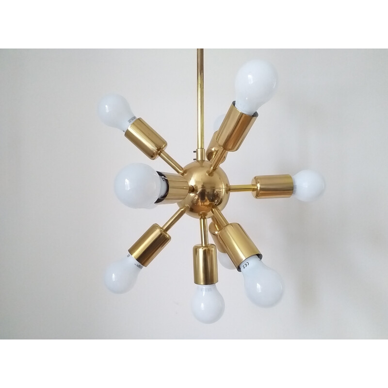 Vintage wall lamp and chandelier, Drupol, 1960s