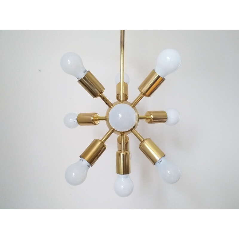 Vintage wall lamp and chandelier, Drupol, 1960s