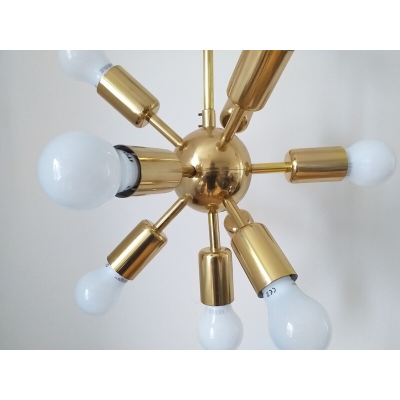 Vintage wall lamp and chandelier, Drupol, 1960s