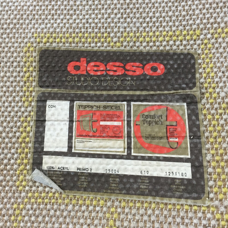 Vintage Desso woolen mix rug - 1970s