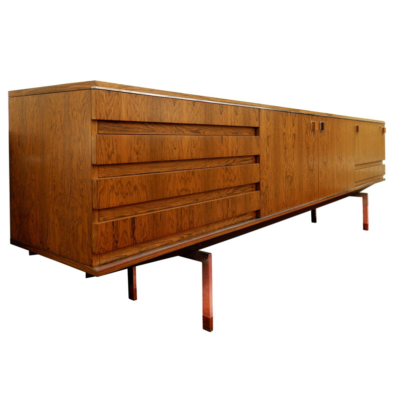 Vintage rosewood sideboard by Alfred Hendrickx for Belform, 1960