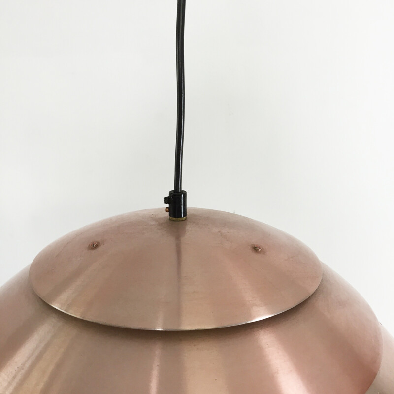 Scandinavian metal hanging lamp, Hans Agne JAKOBSSON - 1960s