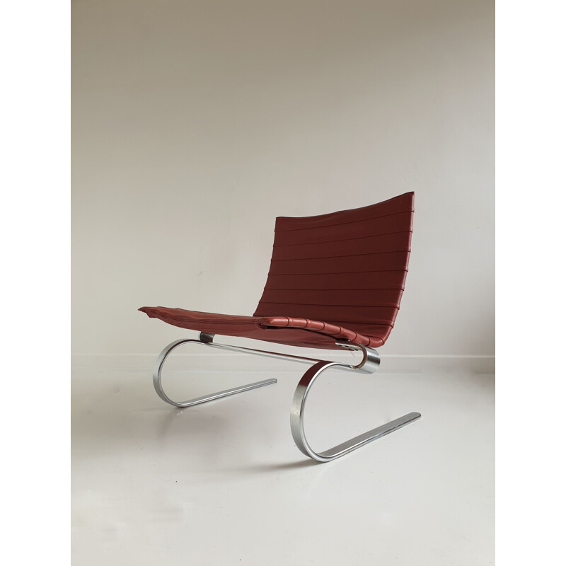Vintage early model PK20 armchair by Poul Kjaerholm for E. Kold Christensen, Denmark, 1960s