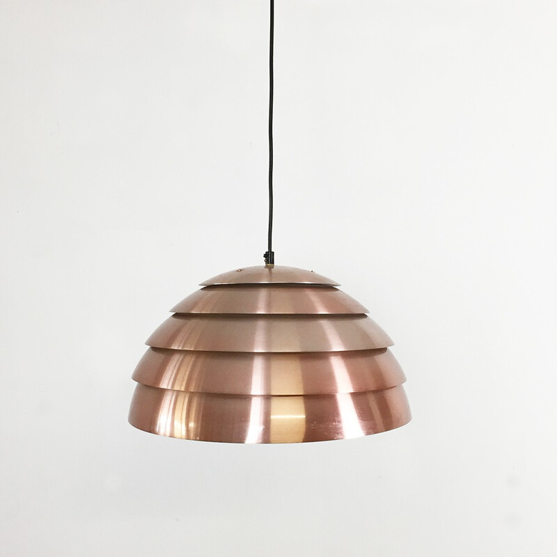 Scandinavian metal hanging lamp, Hans Agne JAKOBSSON - 1960s