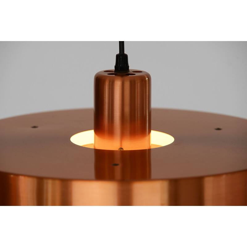 Vintage pendant light Roulet by Jo Hammerborg for Fog & Mørup, Denmark, 1960s