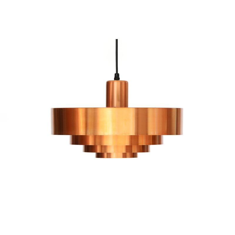 Vintage pendant light Roulet by Jo Hammerborg for Fog & Mørup, Denmark, 1960s