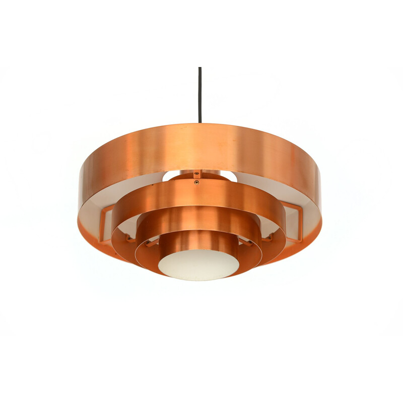 Vintage pendant light Roulet by Jo Hammerborg for Fog & Mørup, Denmark, 1960s