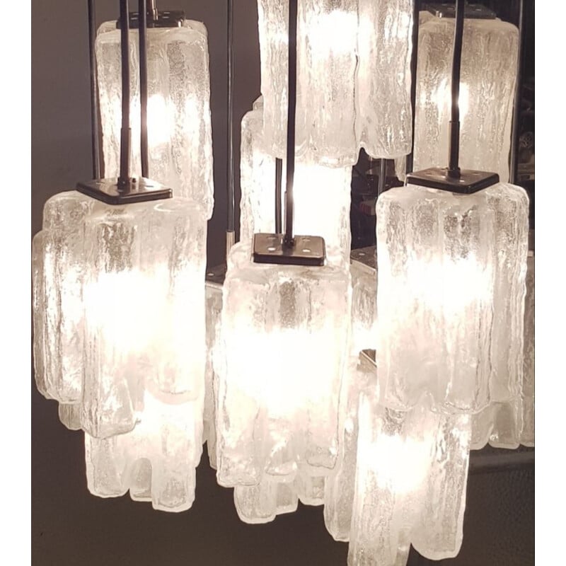 Granada" vintage crystal chandelier by Kalmar