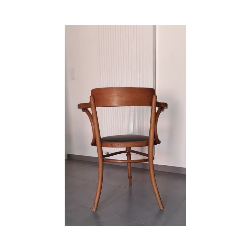 Rare vintage armchair Thonet at 3 legs, 1930s