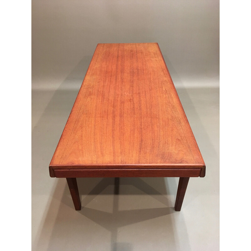 Vintage Scandinavian teak coffee table by Johannes Andersen, 1950s