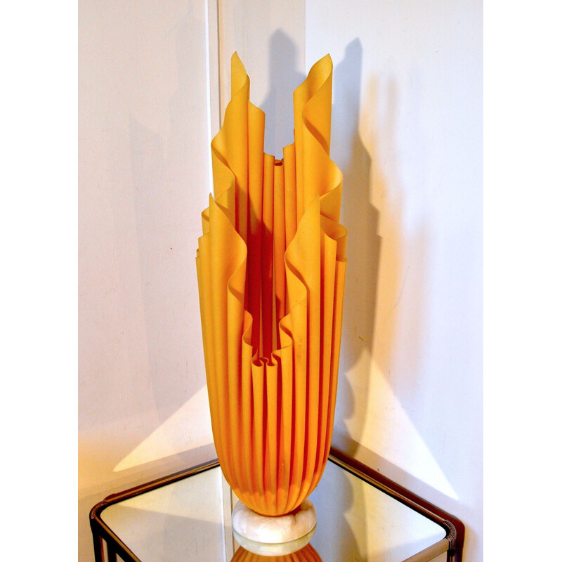 Vintage marble and resin lamp Athena by Georgia Jacob, 1970s