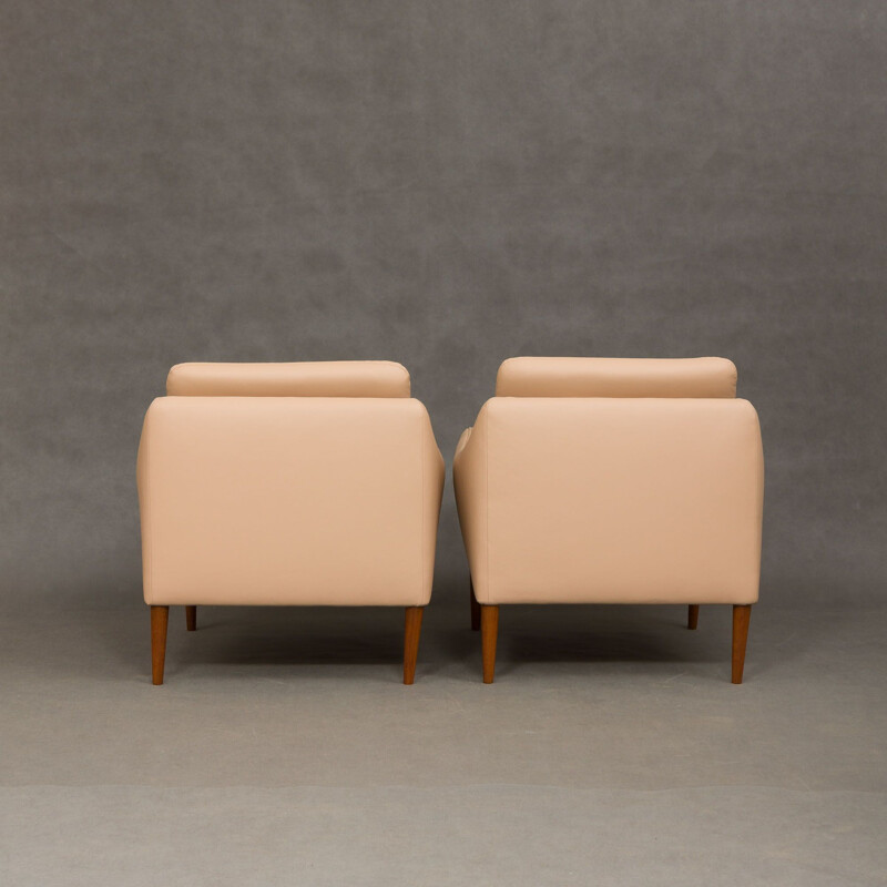 Set of 2 vintage model 800 armchairs by Hans Olsen, 1958s