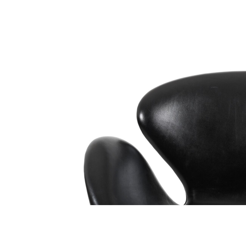 Pareja de sillones Swan vintage de Arne Jacobsen para Fritz Hansen, Dinamarca 1963