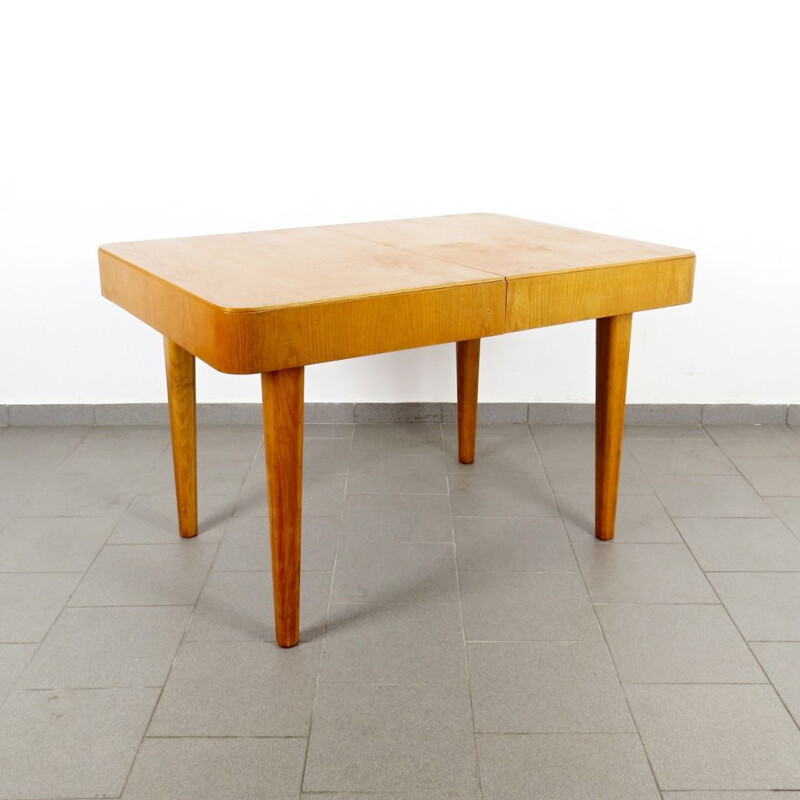Vintage wooden dining table by Jitona, 1960s