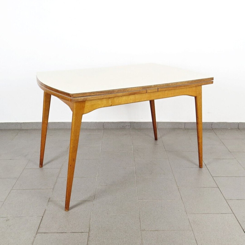 Vintage folding dining table, Czechoslovakia, 1960