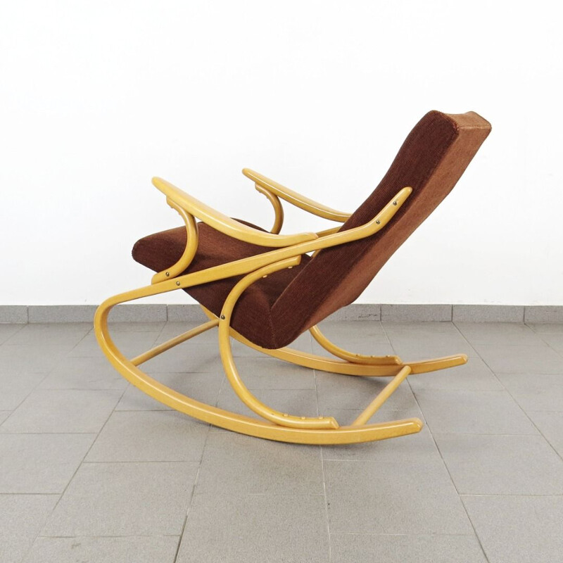 Vintage rocking chair by Antonin Suman, Czechoslovakia, 1960