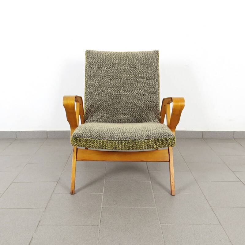 Paire de fauteuils gris par Frantiek Jirak, Tchécoslovaquie, 1960
