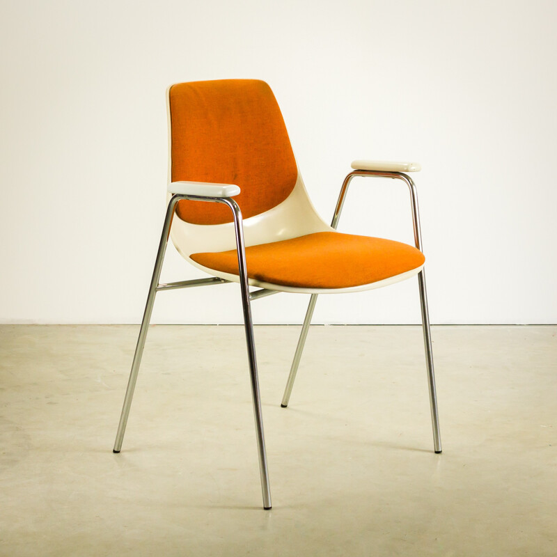 Set of 4 Wilkhahn model 225 chairs, Georg LEOWALD - 1960s
