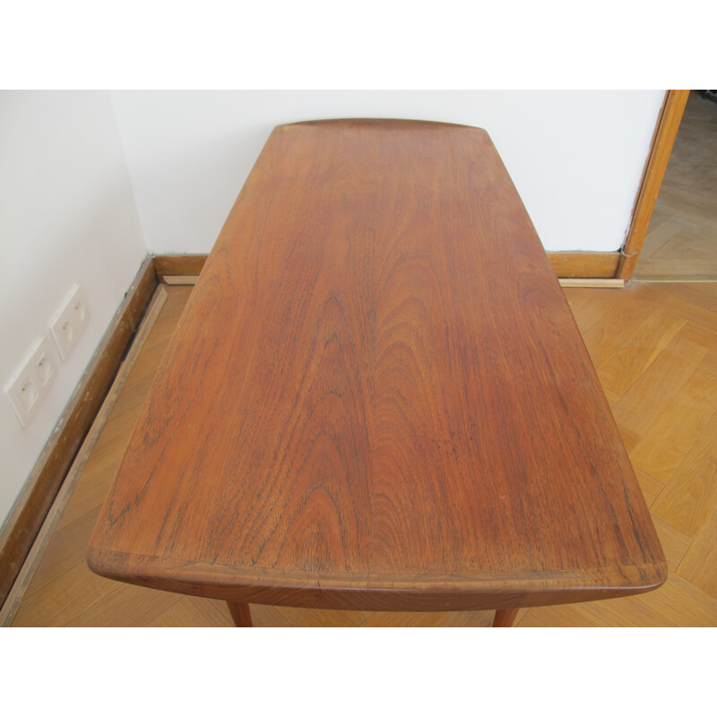 Coffee table in solid teak, Evrard KINDT LARSEN - 1950s