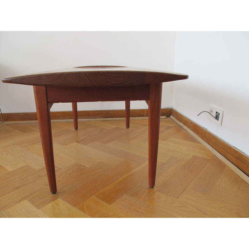 Coffee table in solid teak, Evrard KINDT LARSEN - 1950s