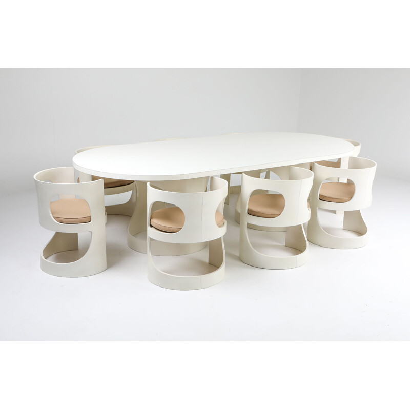 Vintage Pre Pop Dining set designed by Arne Jacobsen for Asko 1969