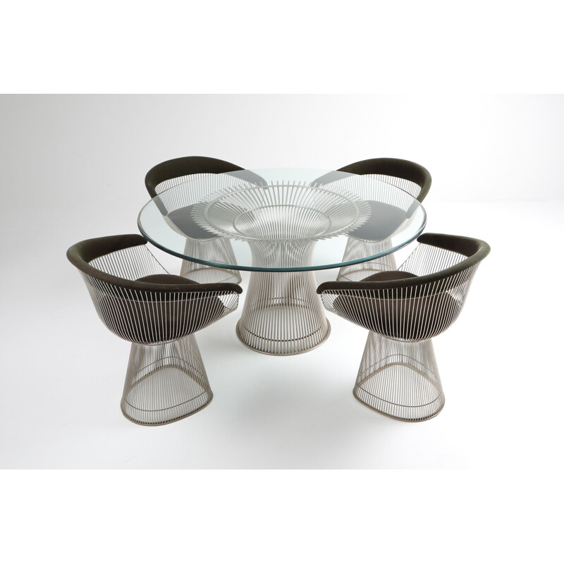 Set of vintage dining Room by Warren Platner for Knoll 1960