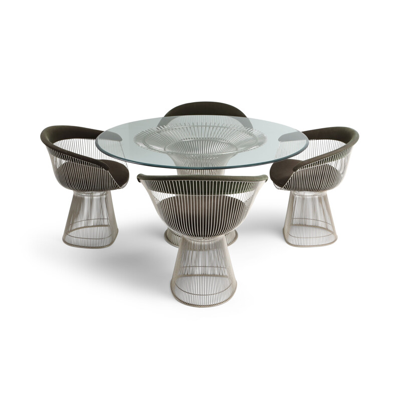 Set of vintage dining Room by Warren Platner for Knoll 1960