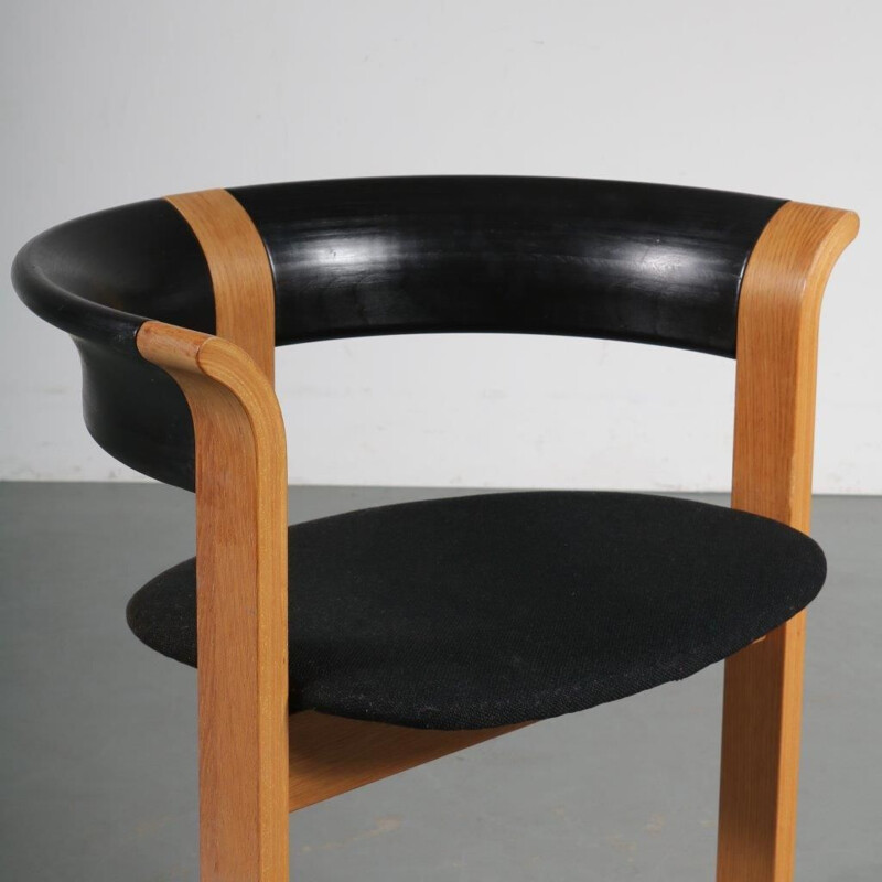 Ensemble de 4 chaises à manger vintage 4451 par Rud Thygesen et Johnny Sorensen, pour Magnus Olesen 1970