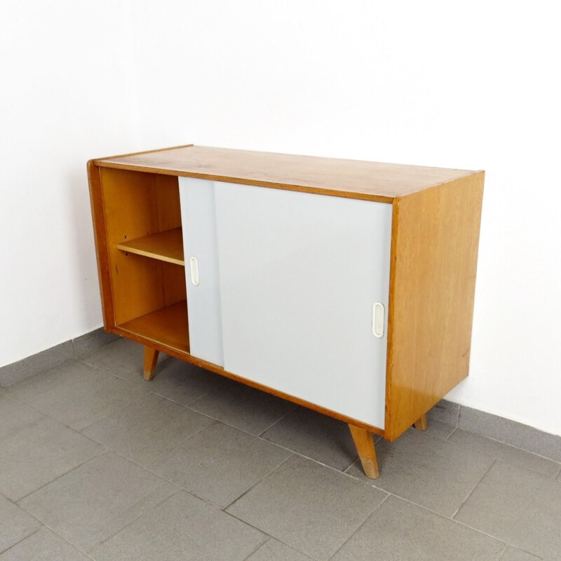 Vintage wooden chest of drawers by Jiri Jiroutek, 1960s