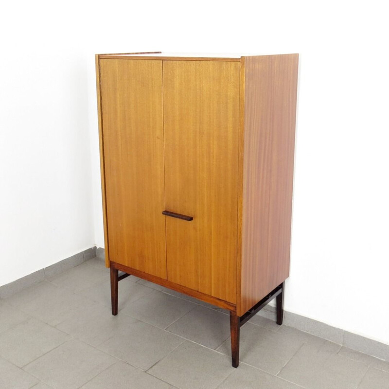 Vintage wooden cabinet by František Mezulanik, 1960s