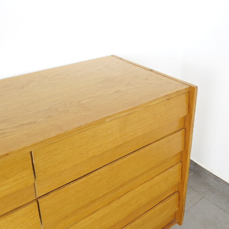 Vintage light wood chest of drawers by Jiri Jiroutek, 1960s