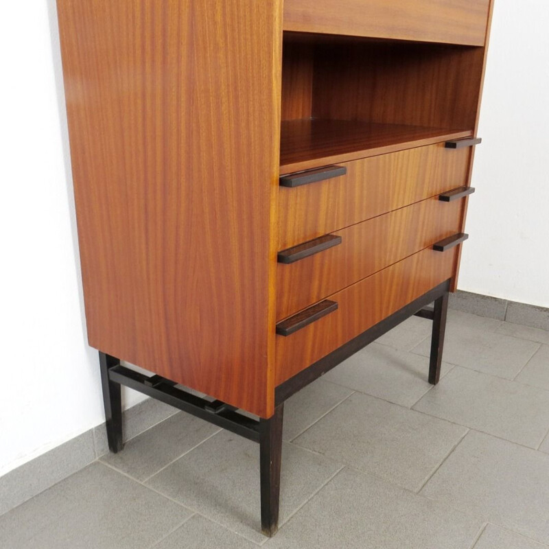 Secrétaire vintage en bois par František Mezulanik, 1960