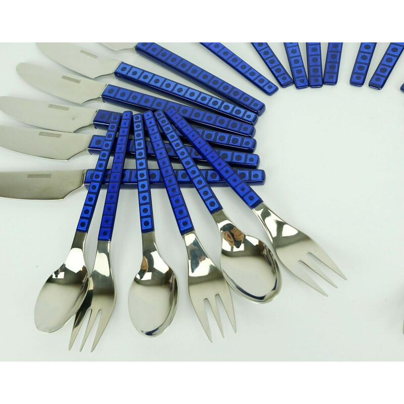 Vintage porcelain cutlery set by Hans Karl Rodenkirchen for Justinus, 1970s