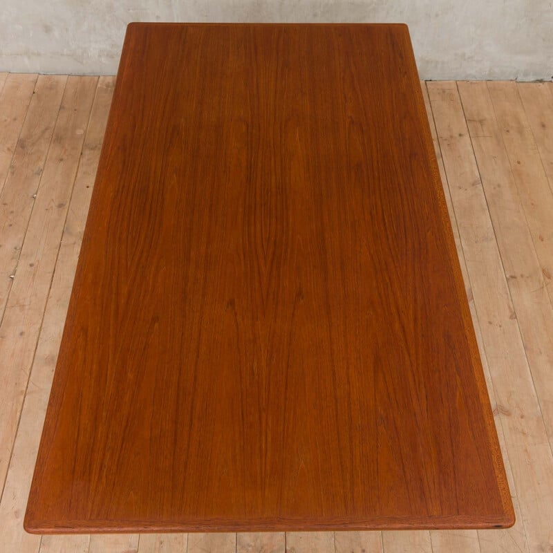 Vintage teak extension table by Johannes Andersen, 1960s
