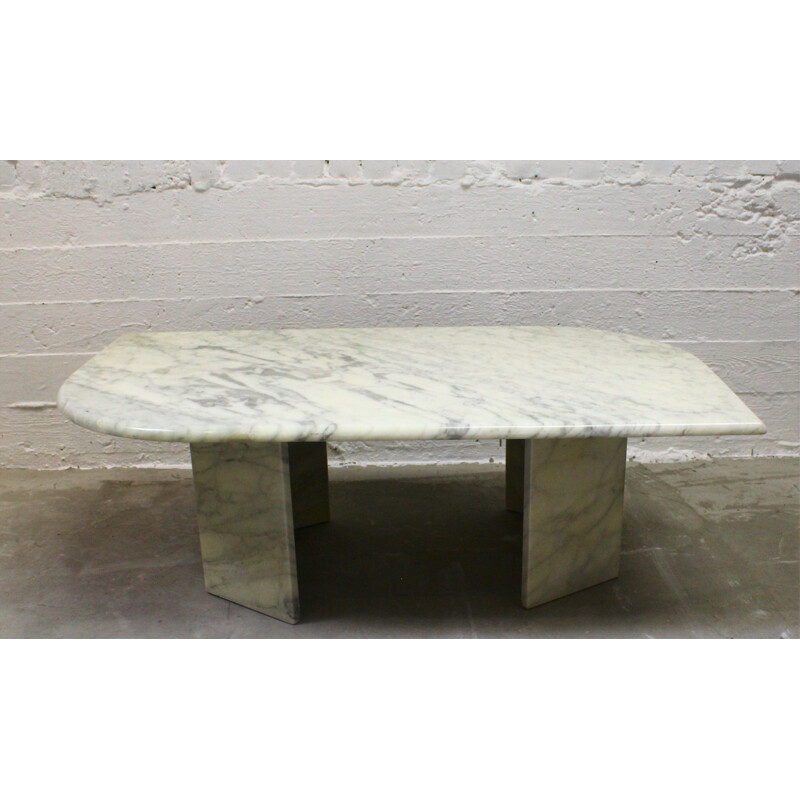 Vintage table in Carrara Marble 1970