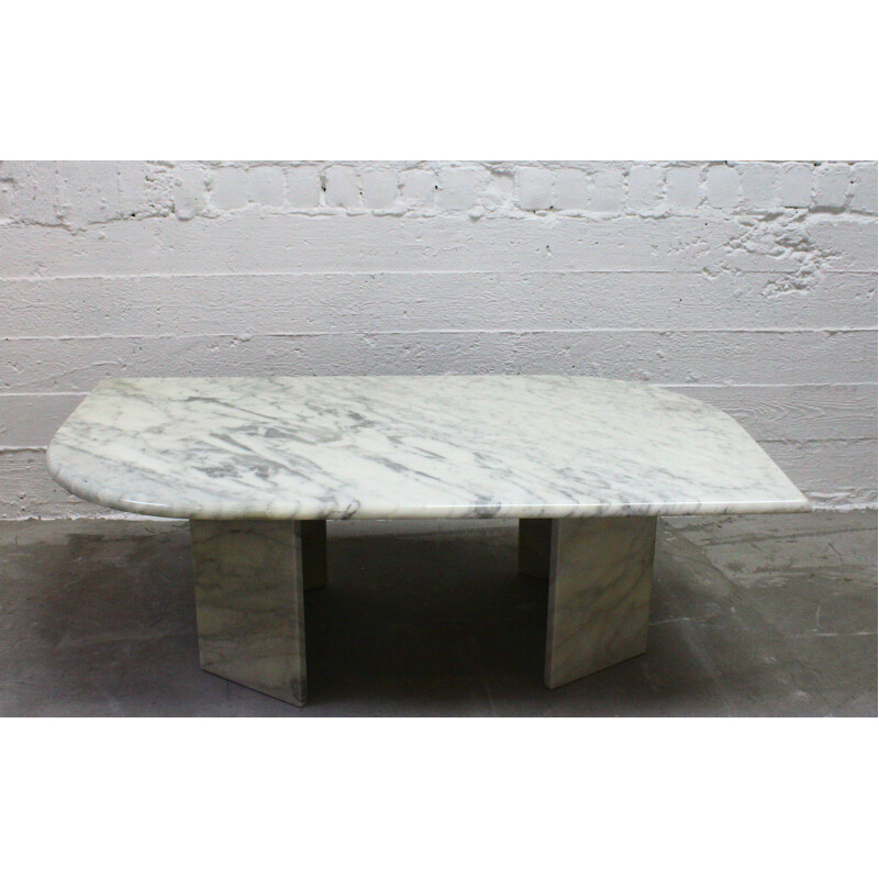 Vintage table in Carrara Marble 1970