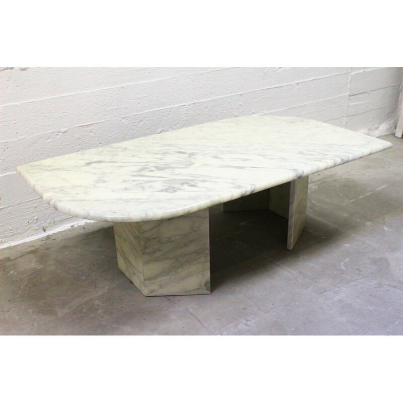 Vintage table in Carrara Marble 1970