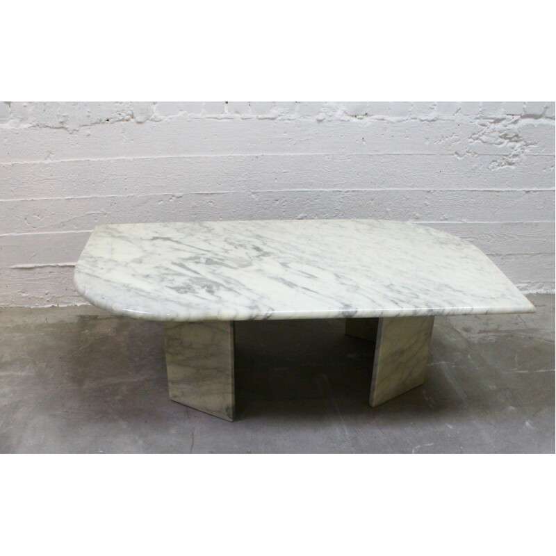 Table vintage en Marbre de carrara 1970