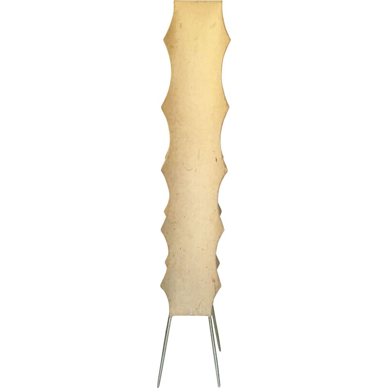 Vintage parchment floor lamp, Italy, 1960s