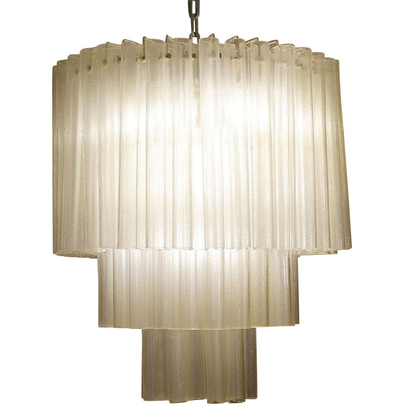 Vintage Salviati murano glass chandelier, 1960s