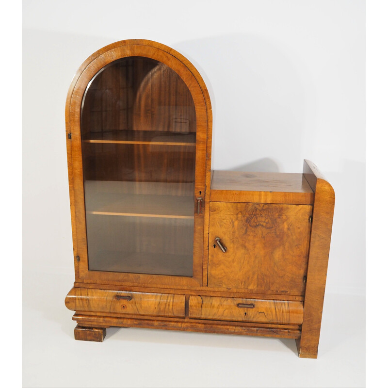 Vintage walnut Art Deco Sideboard 1940