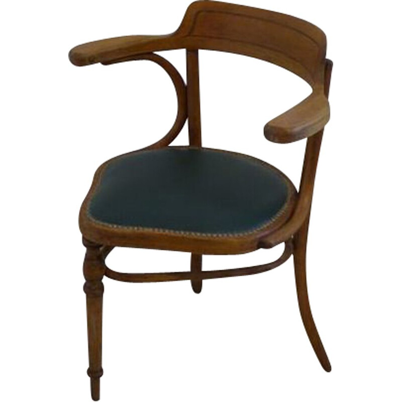 Rare fauteuil vintage Thonet à 3 pieds, 1930