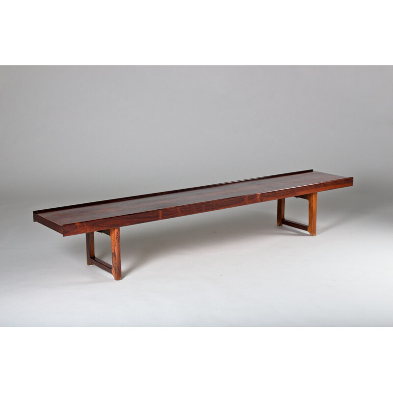 Krobo bench in rosewood, Torbjorn AFDAL - 1960s