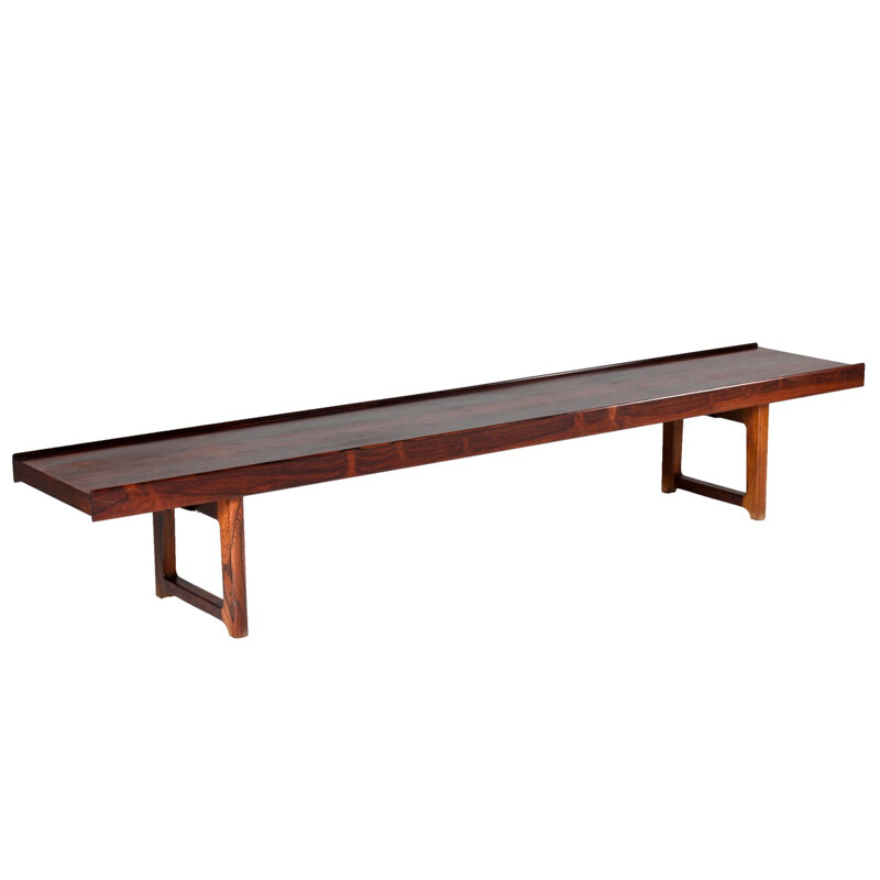 Krobo bench in rosewood, Torbjorn AFDAL - 1960s