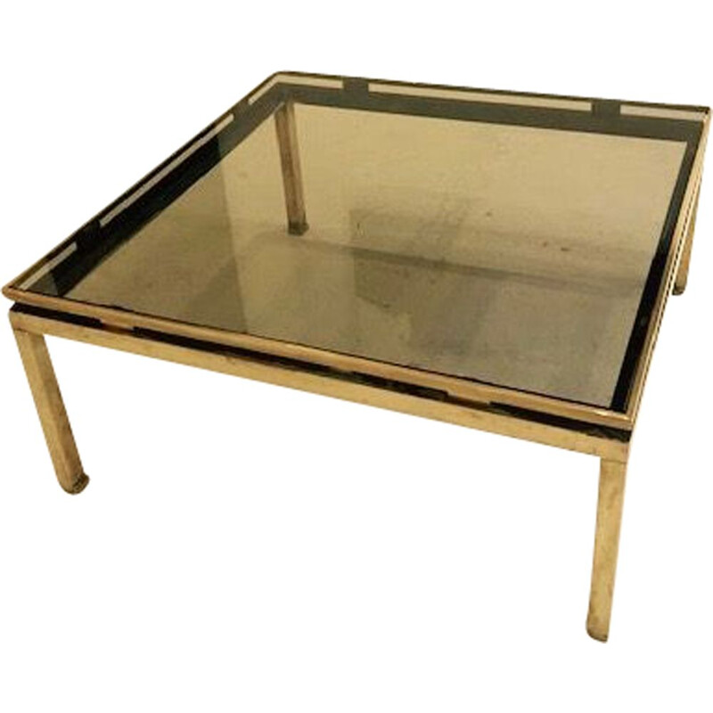 Vintage coffee table by Guy Lefevre for Maison Jansen 