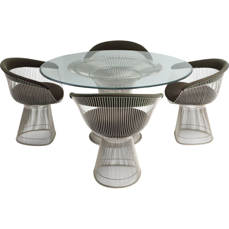 Set of vintage dining Room by Warren Platner for Knoll 1960