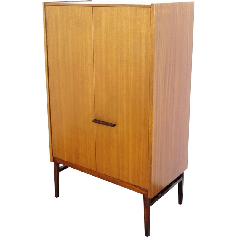 Vintage wooden cabinet by František Mezulanik, 1960s